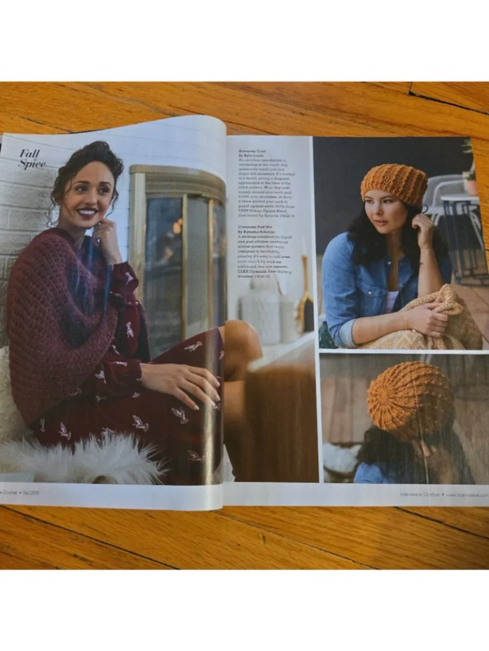 Interweave Crochet Magazine Fall 2019 Wheatfield Cabled Capelet